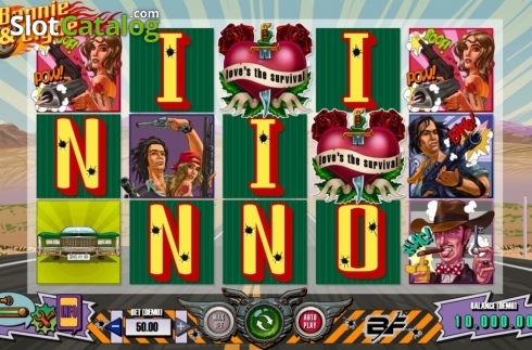 Скрин2. Bonnie & Clyde (BF games) слот
