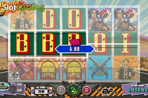 Скрин3. Bonnie & Clyde (BF games) слот