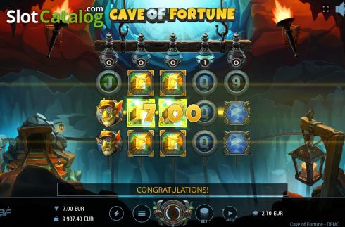 Скрин5. Cave of Fortune слот