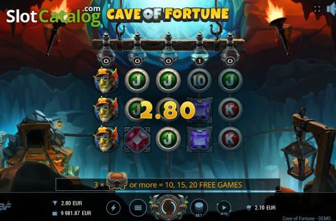 Скрин6. Cave of Fortune слот