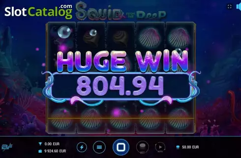 Скрин5. Squid From The Deep слот
