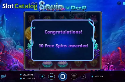 Скрин8. Squid From The Deep слот