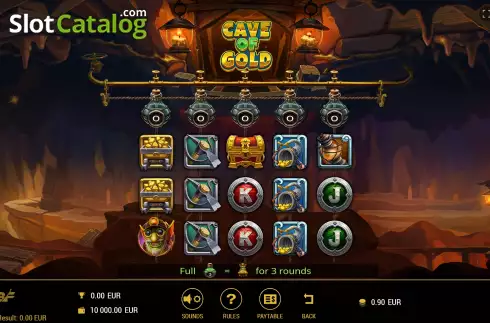Скрин3. Cave of Gold слот