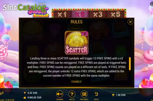 Скрин9. Sweet Reward слот