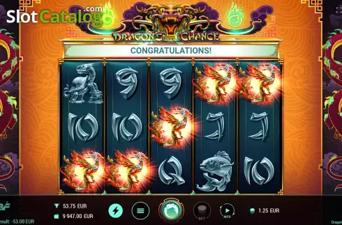 Скрин9. Dragon's Chance слот