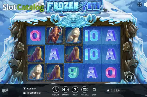 Скрин2. Frozen Yeti слот