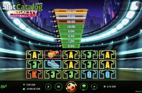 Скрин2. Megacity Football Fever слот