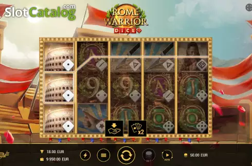 Скрин2. Rome Warrior Dice слот