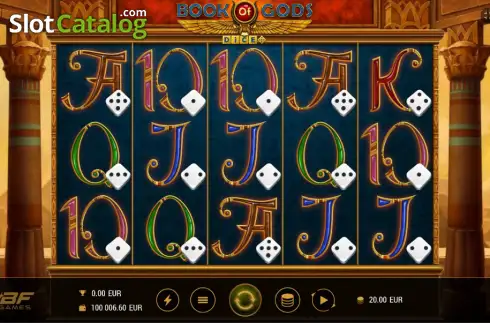 Скрин2. Book of Gods Dice слот