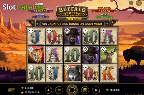 Скрин2. Buffalo Trail Dice слот