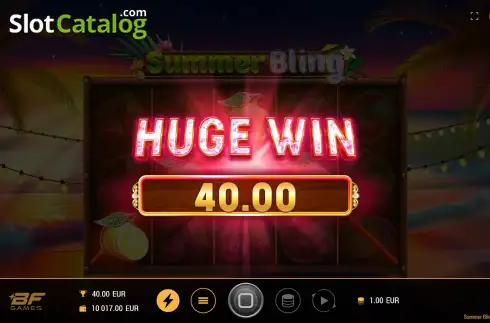 Скрин3. Summer Bling слот