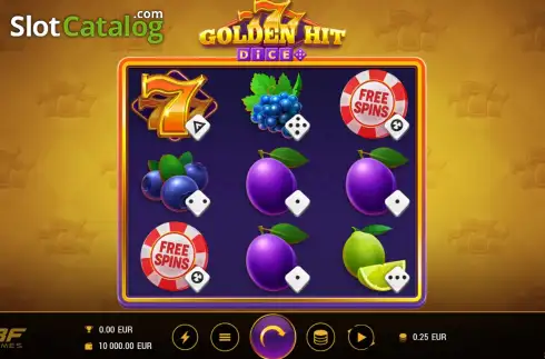 Скрин2. 777 Golden Hit Dice слот