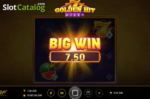 Скрин3. 777 Golden Hit Dice слот