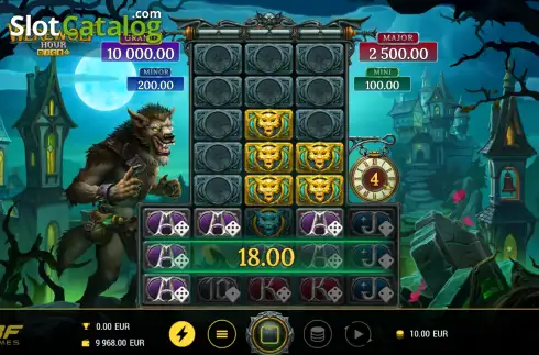 Скрин3. Werewolf Hour Dice слот