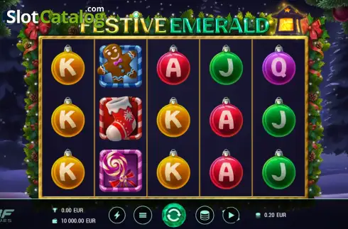 Скрин2. Festive Emerald слот