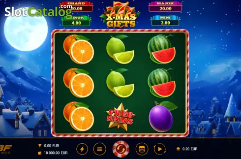 Скрин2. 777 Xmas Gifts слот