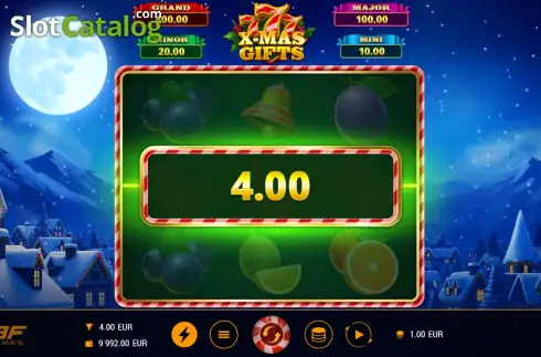 Скрин3. 777 Xmas Gifts слот