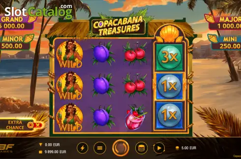 Скрин2. Copacabana Treasures слот