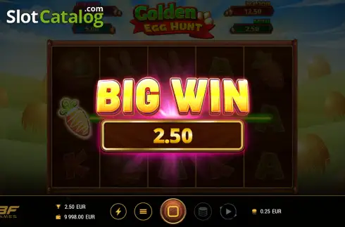 Скрин3. Golden Egg Hunt слот