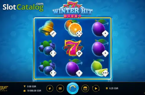 Скрин2. 777 Winter Hit Dice слот