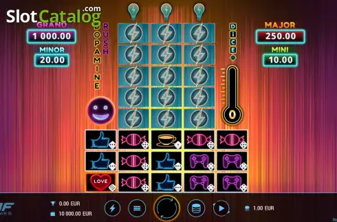 Скрин2. Dopamine Rush Dice слот