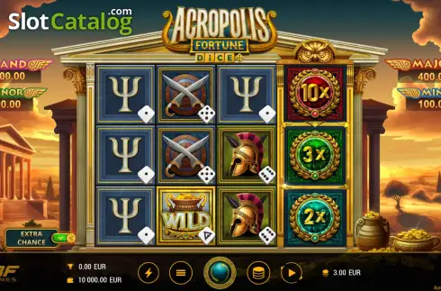 Скрин2. Acropolis Fortune Dice слот