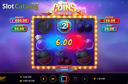 Скрин3. Magnetic Coins Dice слот