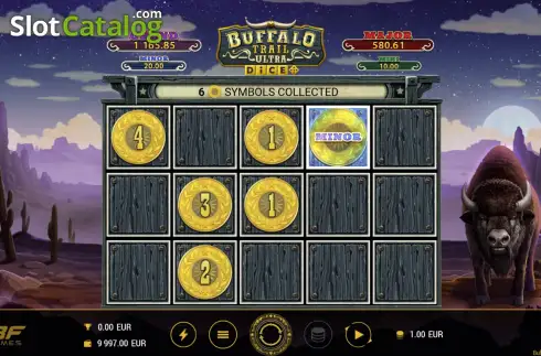 Скрин3. Buffalo Trail Ultra Dice слот