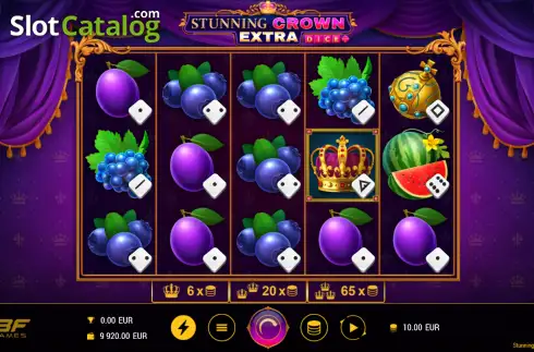 Скрин2. Stunning Crown Extra Dice слот