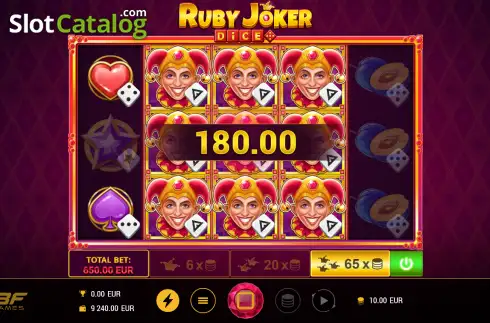 Скрин3. Ruby Joker Dice слот