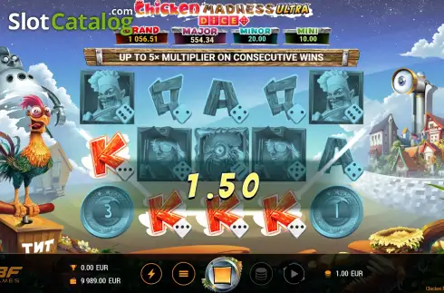 Скрин3. Chicken Madness Ultra Dice слот
