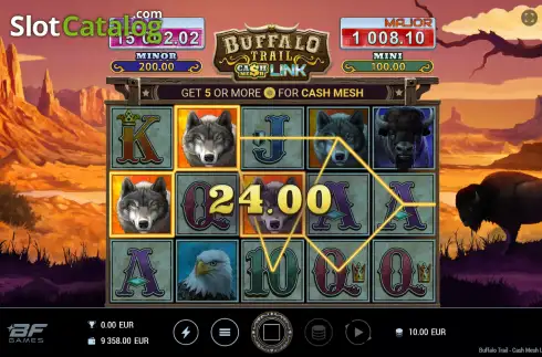 Скрин3. Buffalo Trail Cash Mesh Link слот