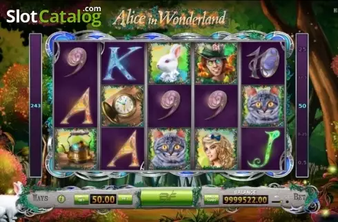Скрин6. Alice in Wonderland (BF games) слот