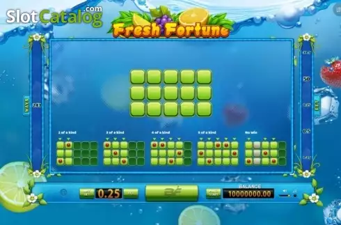 Скрин5. Fresh Fortune слот