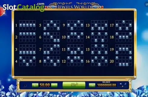 Скрин5. Jewels World слот