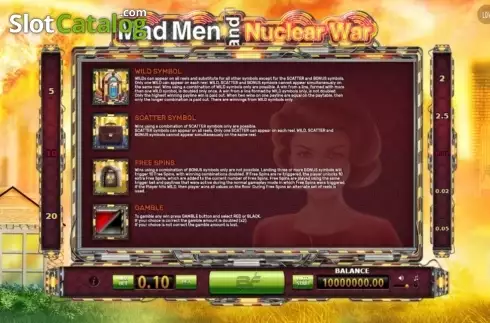 Скрин4. Mad Men and Nuclear War слот