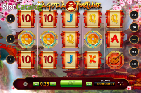 Скрин2. Pagoda of Fortune слот