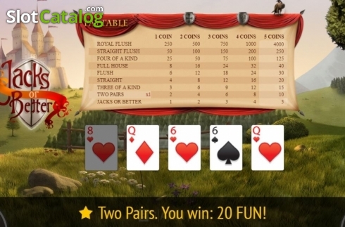 Скрин5. Jacks or Better (BGaming) слот