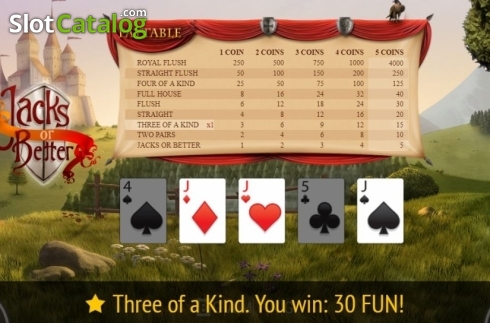 Скрин7. Jacks or Better (BGaming) слот