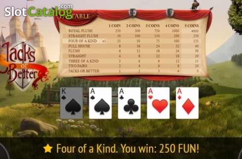 Скрин8. Jacks or Better (BGaming) слот