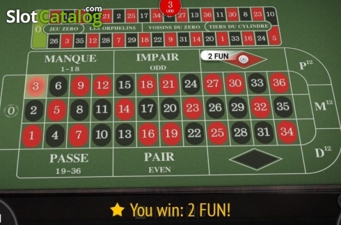 Скрин5. French Roulette (BGaming) слот