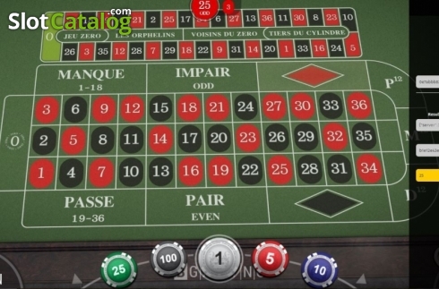 Скрин6. French Roulette (BGaming) слот