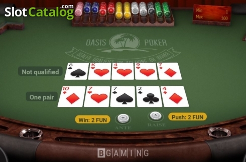 Скрин5. Oasis Poker (BGaming) слот