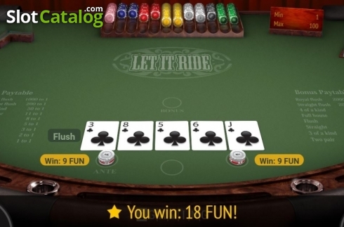 Скрин6. Let it Ride (BGaming) слот