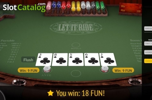 Скрин7. Let it Ride (BGaming) слот