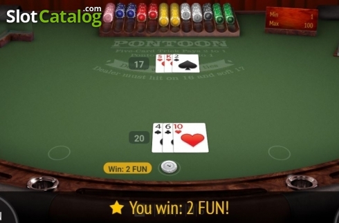 Скрин5. Pontoon (BGaming) слот