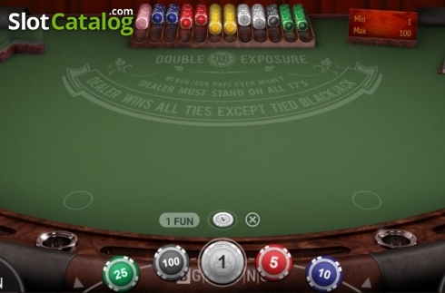 Скрин3. Double Exposure BlackJack (BGaming) слот