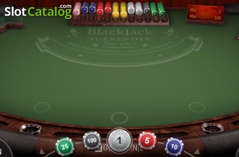 Скрин2. Blackjack Surrender (BGaming) слот
