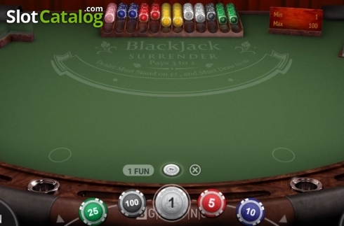 Скрин3. Blackjack Surrender (BGaming) слот