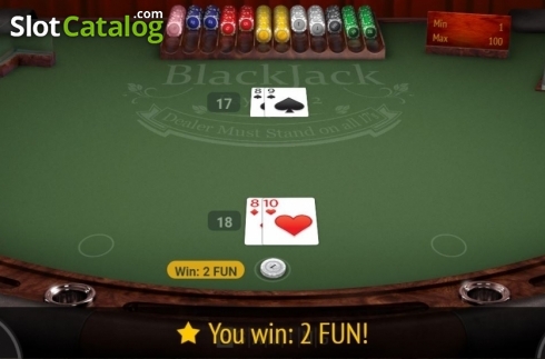 Скрин5. Blackjack (BGaming) слот